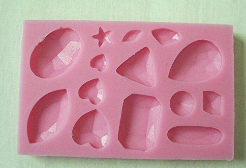 HSE five star and love shape Silicone 3D Mold Cookware Dining Bar Non-Stick Cake Decorating fondant soap mold