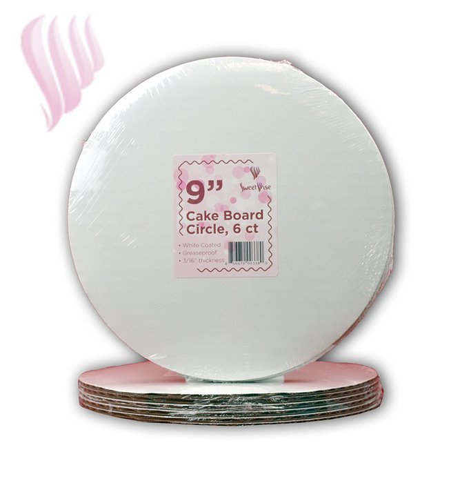 Cake Board Circle 9", Count of 25