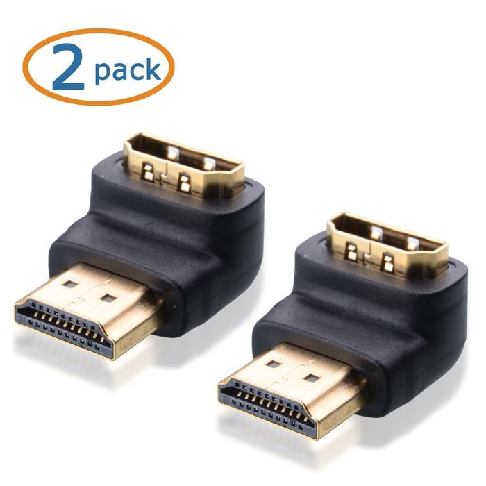 Cable Matters Combo, 270 Degree and 90 Degree HDMI Male to Female Adapter N9