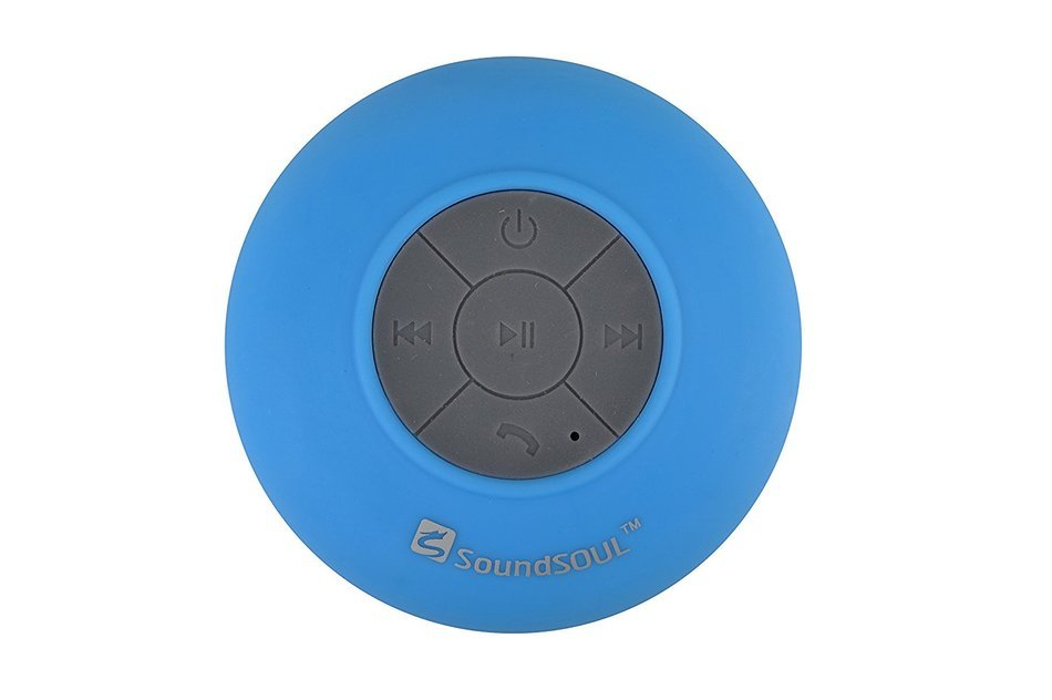 Soundsoul(tm) Waterproof Bluetooth Wireless Shower Speaker Portable Speakerphone (blue) N2