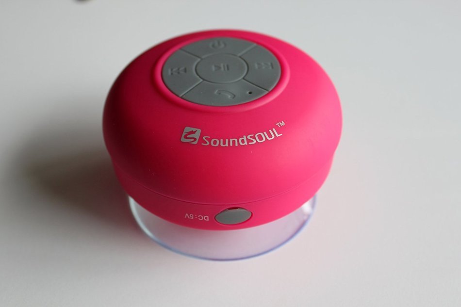 Soundsoul(tm) Waterproof Bluetooth Wireless Shower Speaker Portable Speakerphone (blue) N5