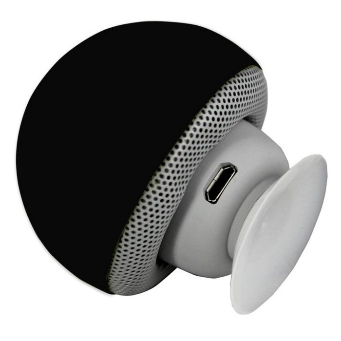Infitary Wireless Bluetooth Speaker, Hands-free talk with Phone Stand Mushroom Bluetooth Speaker, Black N4