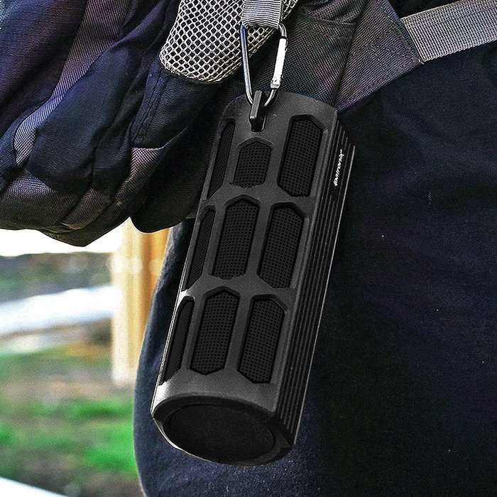Waterproof Bluetooth Speaker, Alpatronix AX410 3000mAh Portable 12W Stereo Shockproof Wireless Speaker with Built-in... N4