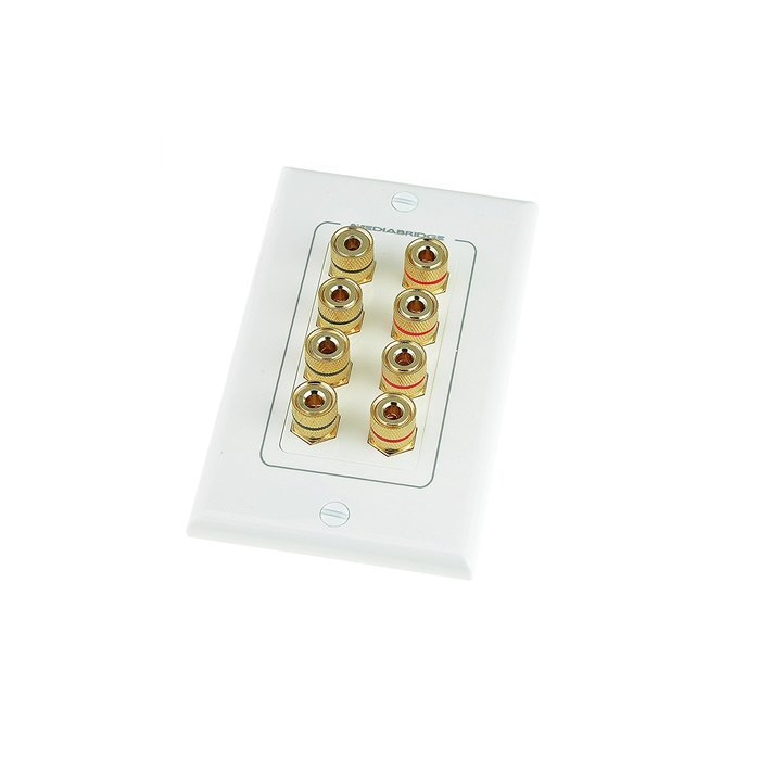 Mediabridge HDMI Wall Plate (2 Port) - [Latest Version - Supports 4K, 3D, ARC] &ndash; Includes FREE Low Voltage Metal... N14