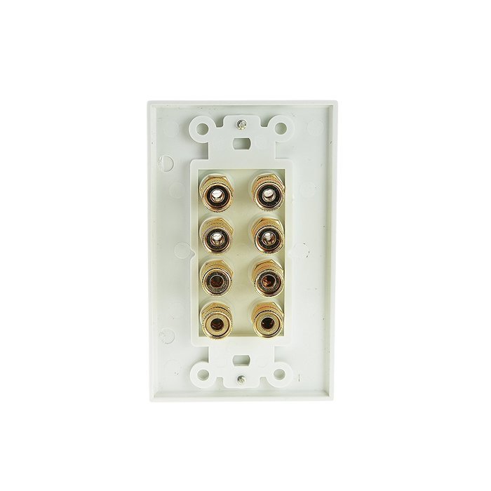 Mediabridge HDMI Wall Plate (2 Port) - [Latest Version - Supports 4K, 3D, ARC] &ndash; Includes FREE Low Voltage Metal... N15