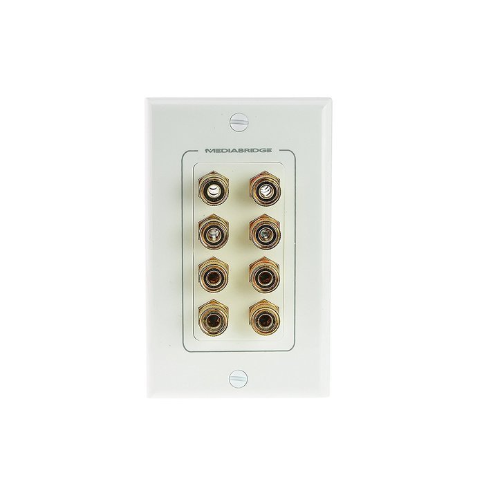 Mediabridge HDMI Wall Plate (2 Port) - [Latest Version - Supports 4K, 3D, ARC] &ndash; Includes FREE Low Voltage Metal... N17