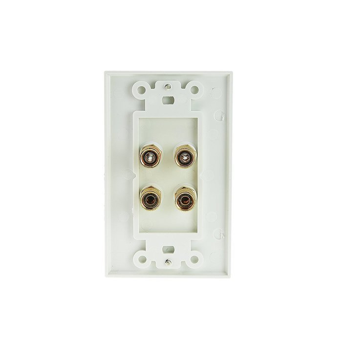 Mediabridge HDMI Wall Plate (2 Port) - [Latest Version - Supports 4K, 3D, ARC] &ndash; Includes FREE Low Voltage Metal... N25