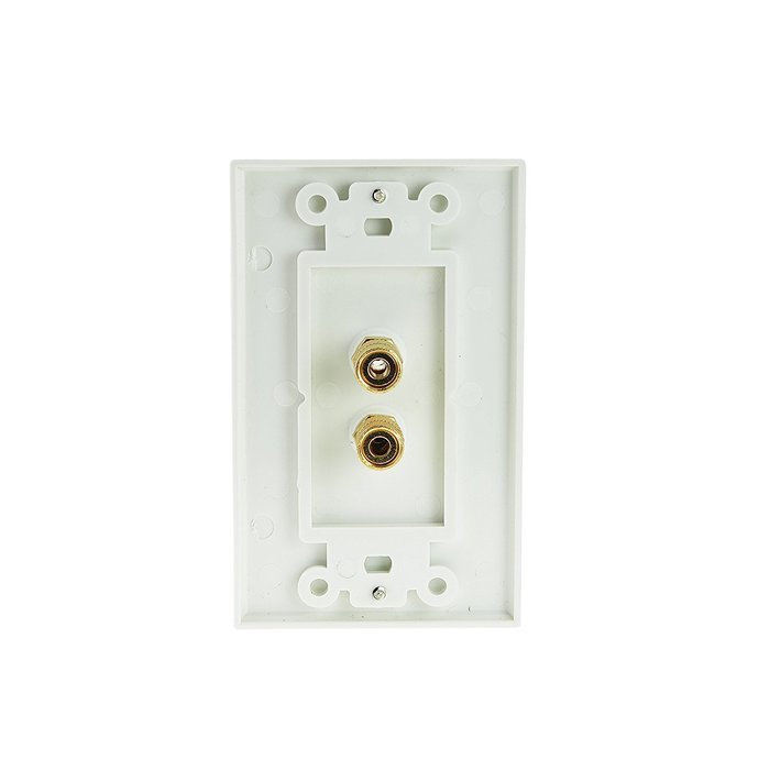 Mediabridge HDMI Wall Plate (2 Port) - [Latest Version - Supports 4K, 3D, ARC] &ndash; Includes FREE Low Voltage Metal... N30