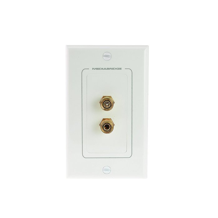 Mediabridge HDMI Wall Plate (2 Port) - [Latest Version - Supports 4K, 3D, ARC] &ndash; Includes FREE Low Voltage Metal... N33