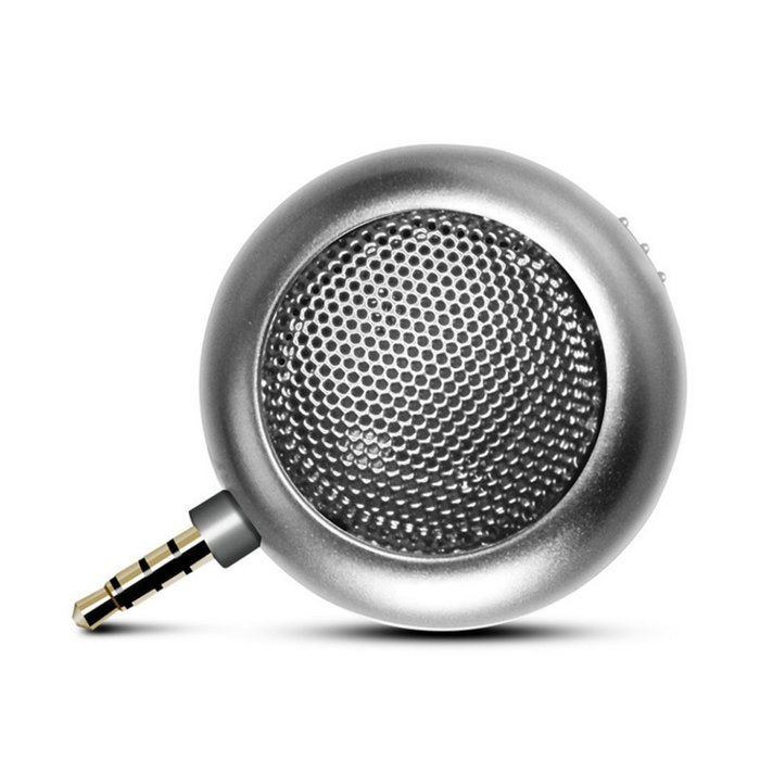 Muangan X2 Mini Portable Direct Plug-in Mobile Phone General Computer Speakers (Sliver)