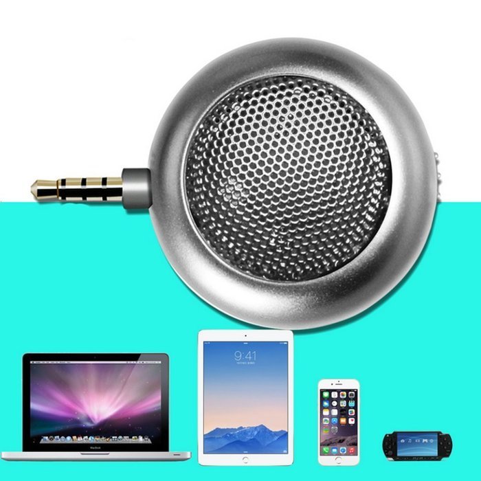 Muangan X2 Mini Portable Direct Plug-in Mobile Phone General Computer Speakers (Sliver) N2