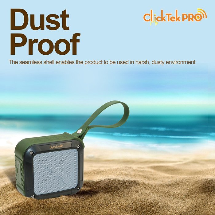 Wireless Bluetooth Speakers - Best Portable Speakers - Waterproof, Dust Proof, Shock proof - For Home, Shower,... N8