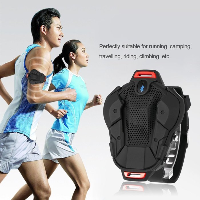Docooler JS188 Wireless Bluetooth Sport Wirst Speaker Bluetooth 4.0 IP65 Waterproof Hands-free with Mic for iOS... N5