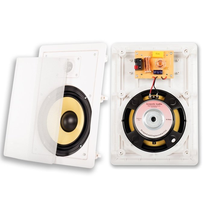 Acoustic Audio HD515 5.1 Home Theater Speaker System (White) N11