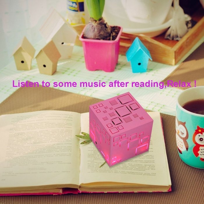 DLDT Portable Mini Speakers Bluetooth Speaker Cute Wireless Bluetooth Technology TF Card Supported Speaker for... N7