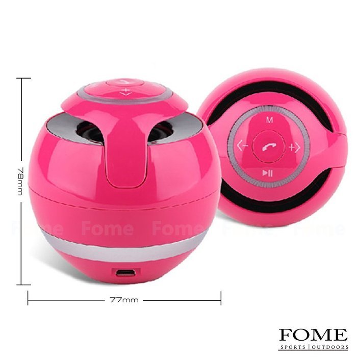Wireless Bluetooth Speaker, FOME SPORTS|OUTDOORS Magic Ball GS009 Subwoofer Mini Round Hi-Fi Portable Multi-function... N3