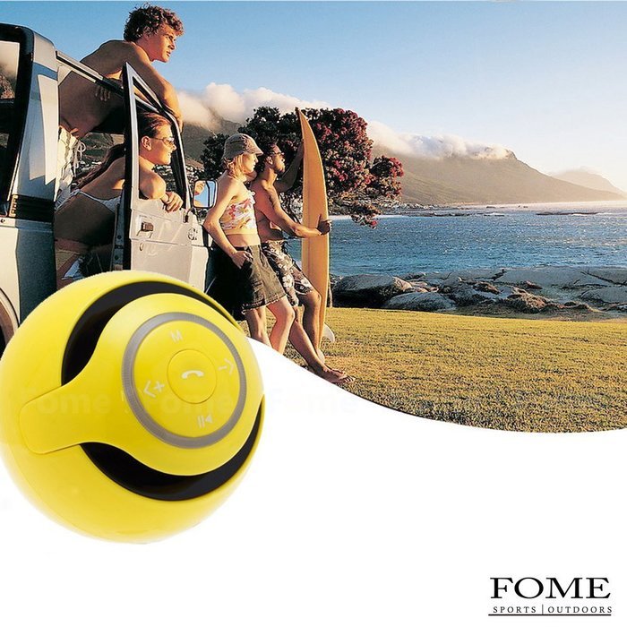 Wireless Bluetooth Speaker, FOME SPORTS|OUTDOORS Magic Ball GS009 Subwoofer Mini Round Hi-Fi Portable Multi-function... N8