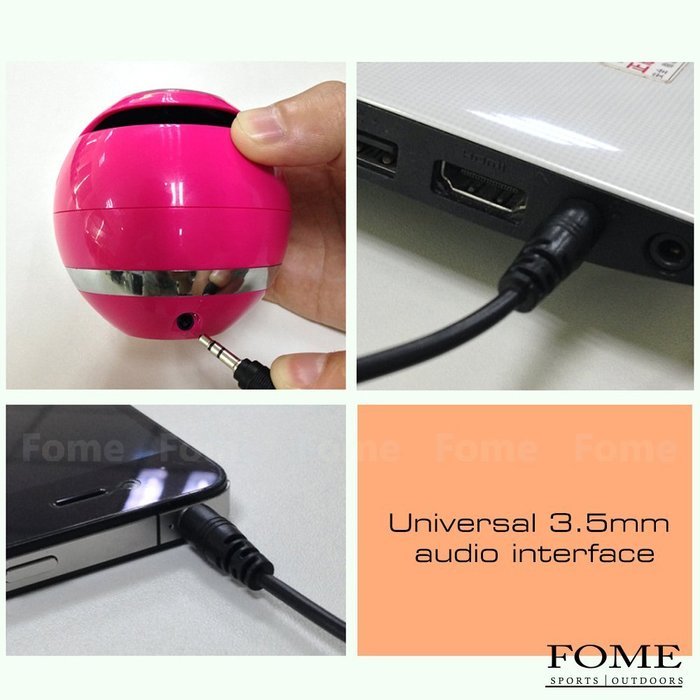 Wireless Bluetooth Speaker, FOME SPORTS|OUTDOORS Magic Ball GS009 Subwoofer Mini Round Hi-Fi Portable Multi-function... N15
