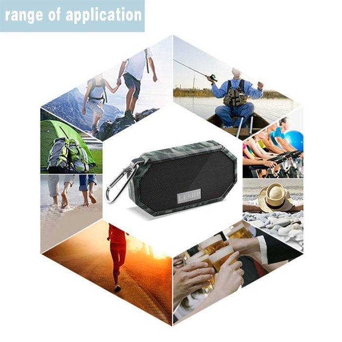 Waterproof Bluetooth Speaker,LESHP Bluetooth Wireless Portable Waterproof Pocket Speaker Shower Speaker with... N3
