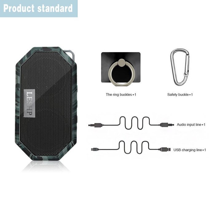 Waterproof Bluetooth Speaker,LESHP Bluetooth Wireless Portable Waterproof Pocket Speaker Shower Speaker with... N5