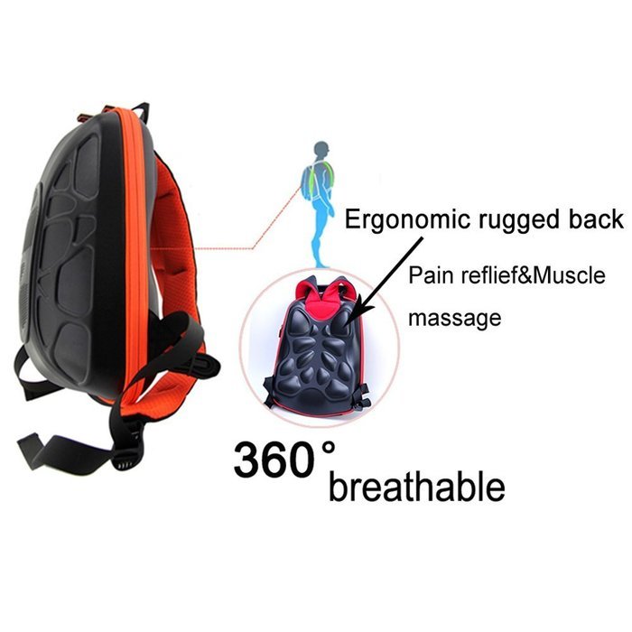 Bike Cycling Wireless Bluetooth Stereo Mp3 Boom Speaker Backpack Amplifier N3