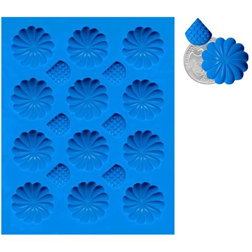 Silicone Mold, Mime Swirl & Koi Dots, 12 6 per sheet
