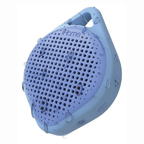 iHome Rechargeable SPLASHPROOF Wireless Bluetooth Speaker with Speakerphone & Integrated Mic Plus Talk/End Button...