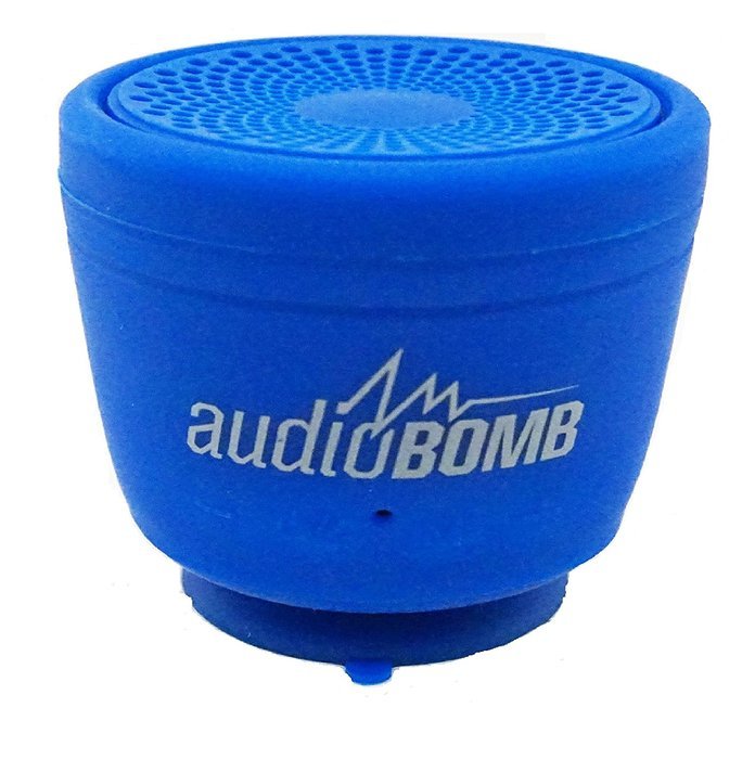AudioBomb 12176 Whaley Waterproof Bluetooth Portable Rechargeable Speaker Pair Two & Play(Included Suction Cup...