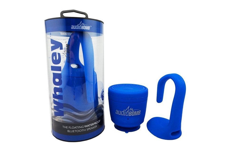 AudioBomb 12176 Whaley Waterproof Bluetooth Portable Rechargeable Speaker Pair Two & Play(Included Suction Cup... N6