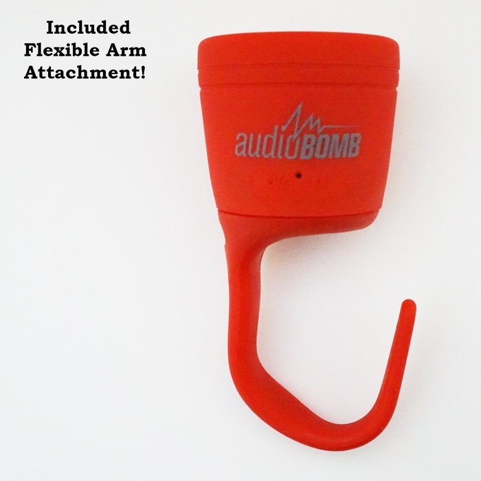 AudioBomb 12176 Whaley Waterproof Bluetooth Portable Rechargeable Speaker Pair Two & Play(Included Suction Cup... N7