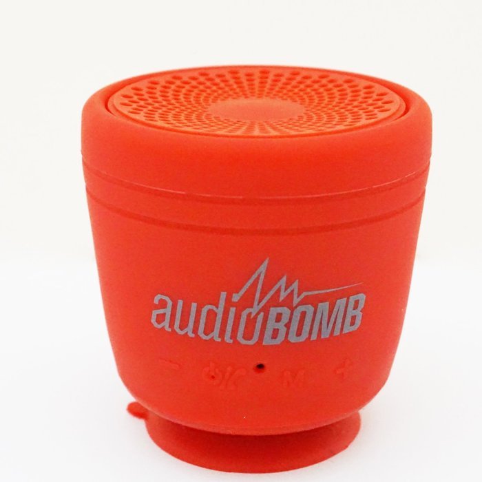 AudioBomb 12176 Whaley Waterproof Bluetooth Portable Rechargeable Speaker Pair Two & Play(Included Suction Cup... N10