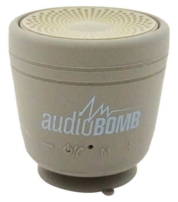 AudioBomb 12176 Whaley Waterproof Bluetooth Portable Rechargeable Speaker Pair Two & Play(Included Suction Cup... N16