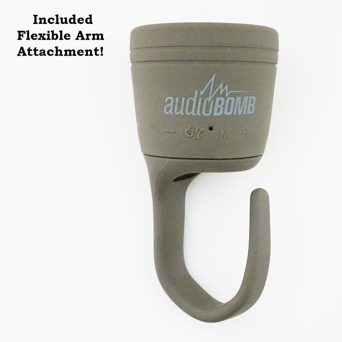AudioBomb 12176 Whaley Waterproof Bluetooth Portable Rechargeable Speaker Pair Two & Play(Included Suction Cup... N17