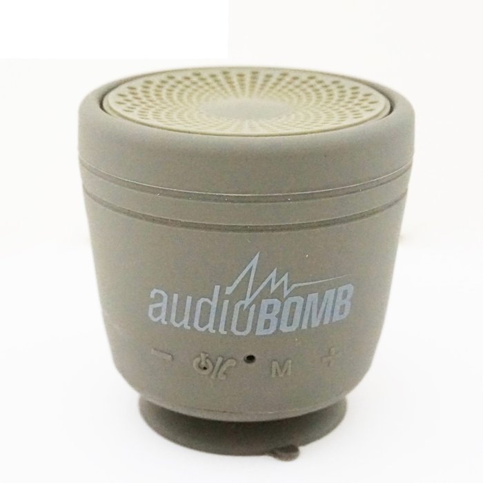 AudioBomb 12176 Whaley Waterproof Bluetooth Portable Rechargeable Speaker Pair Two & Play(Included Suction Cup... N20