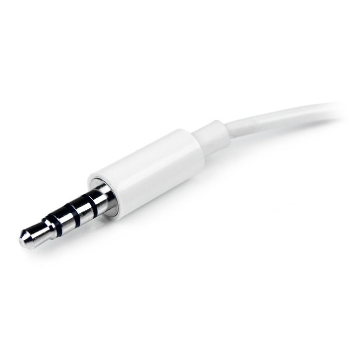 StarTech.com Headset adapter for headsets with separate headphone / microphone plugs - 3.5mm 4 position to 2x... N15