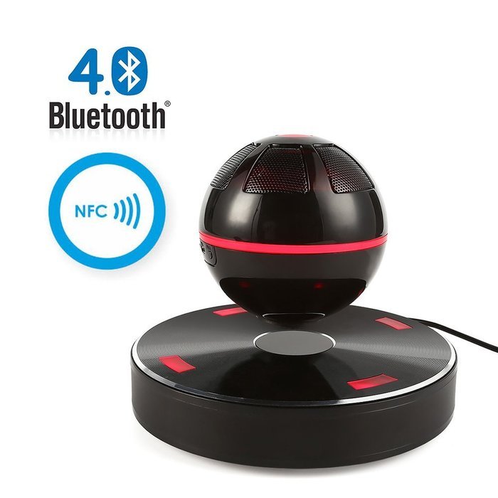 SainSonic SS-01 Portable Wireless Bluetooth Floating Levitating Maglev Speaker (Black)