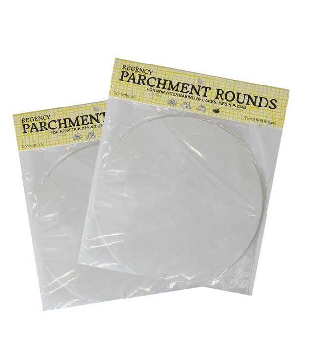 Regency Parchment Rounds 8" - 48 Pack