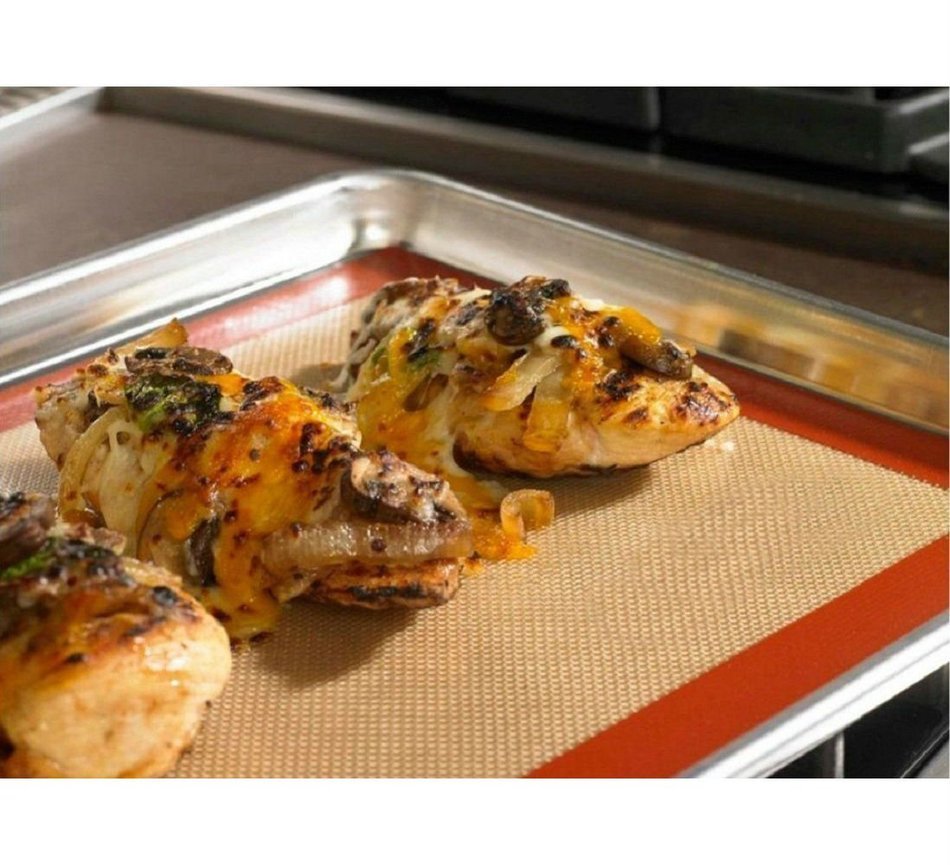 Silicone Baking Mat Kitchen Bakeware Non-Stick Silicone Baking Sheet Muffin Mat N2