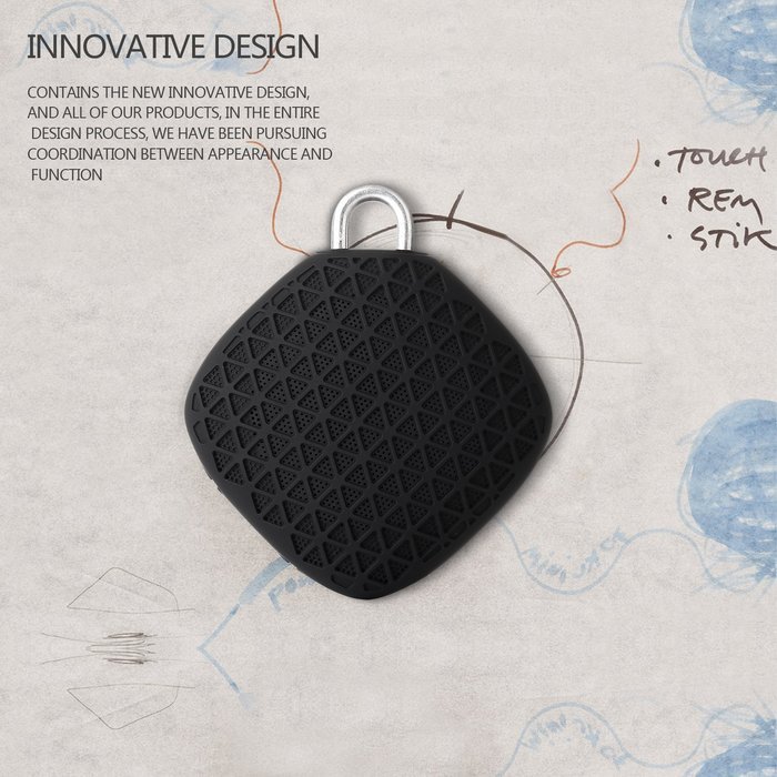 AOKII Portable Mini Wireless Bluetooth Speakers for iPhone iPod MP3 iPad Samsung HTC Nokia Computers and more. N2