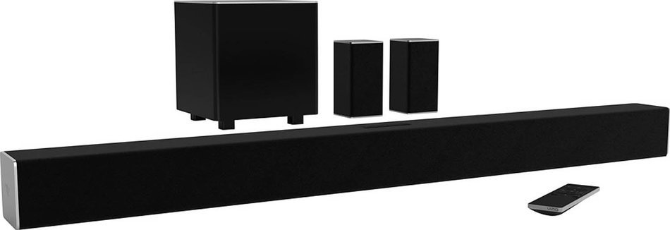 Home Theater Speaker Systems With Subwoofer Soundbar Speaker System 5.1 Channel Black Wi-Fi Bluetooth 4.0 Interface...