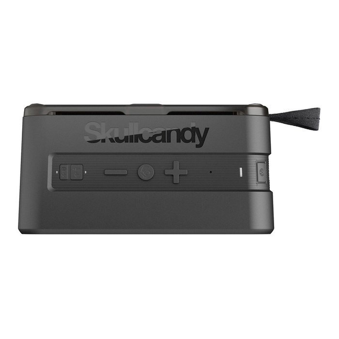 Skullcandy Barricade XL Bluetooth Wireless Portable Speaker, Gray/Hot Lime N10
