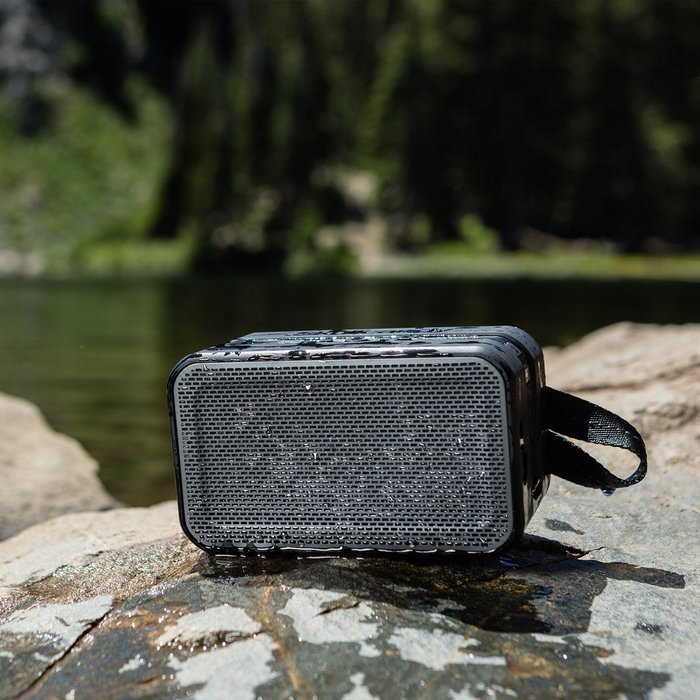 Skullcandy Barricade XL Bluetooth Wireless Portable Speaker, Gray/Hot Lime N15
