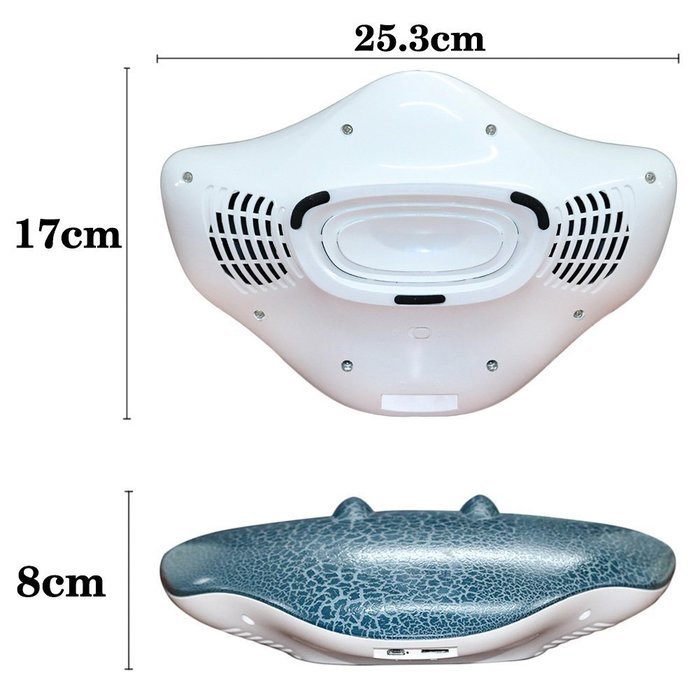 Tuohai Portable Devil Rays Smart Wireless Bluetooth Speaker with Dynamic LED Lights Support TF Card for iPhone... N5