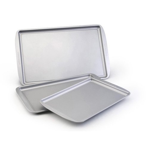 Farberware 3 Piece Nonstick Carbon Steel Baking Sheet Set