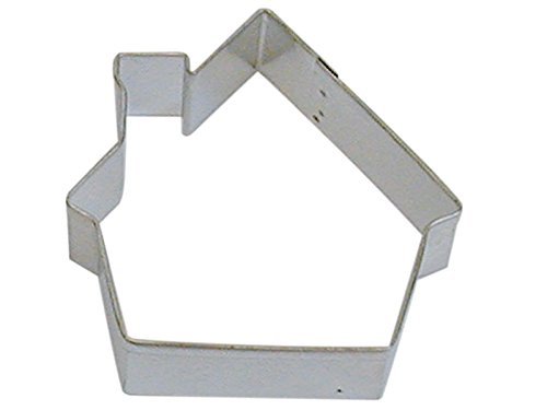 R&M Gingerbread House 3" Cookie Cutter in Durable, Economical, Tinplated Steel