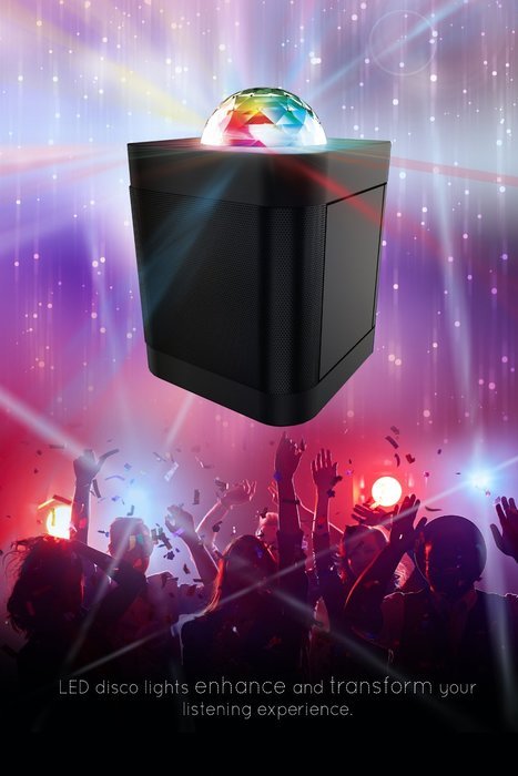 ART+SOUND AR613 Bluetooth LED Speaker With Lights, Wireless & Portable N3