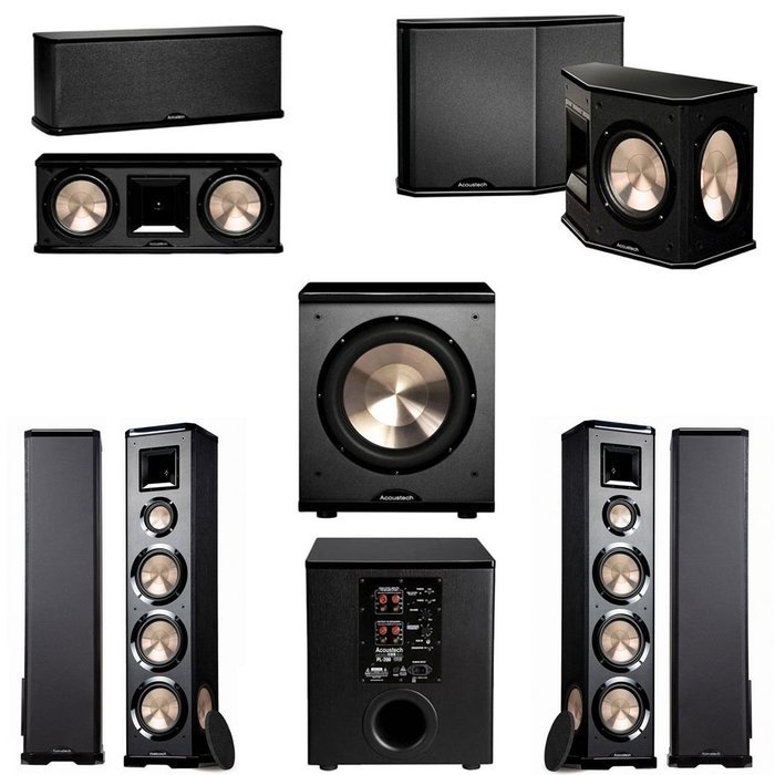 BIC Acoustech Pl-980 5.1 Home Theater System- Pl-200