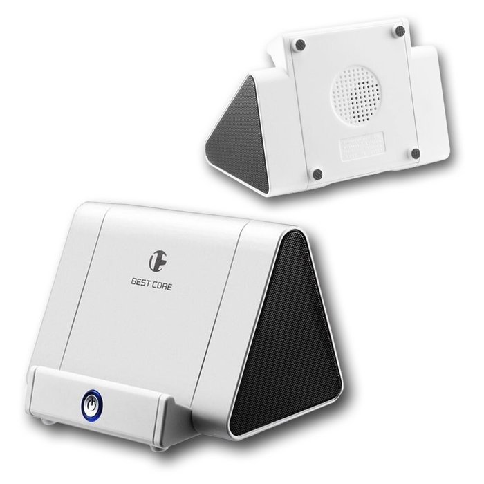 Indigi Magic iBoost Mini Speaker Stand for iOS and Android - Great Gift - 750mAh