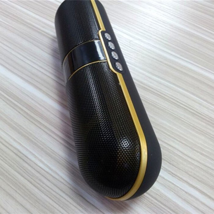 Pill Portable shockproof Wireless Bluetooth Stereo Speaker，Built-in Mic, FM Radio, LED Display, 3.5 mm Audio Jack... N5