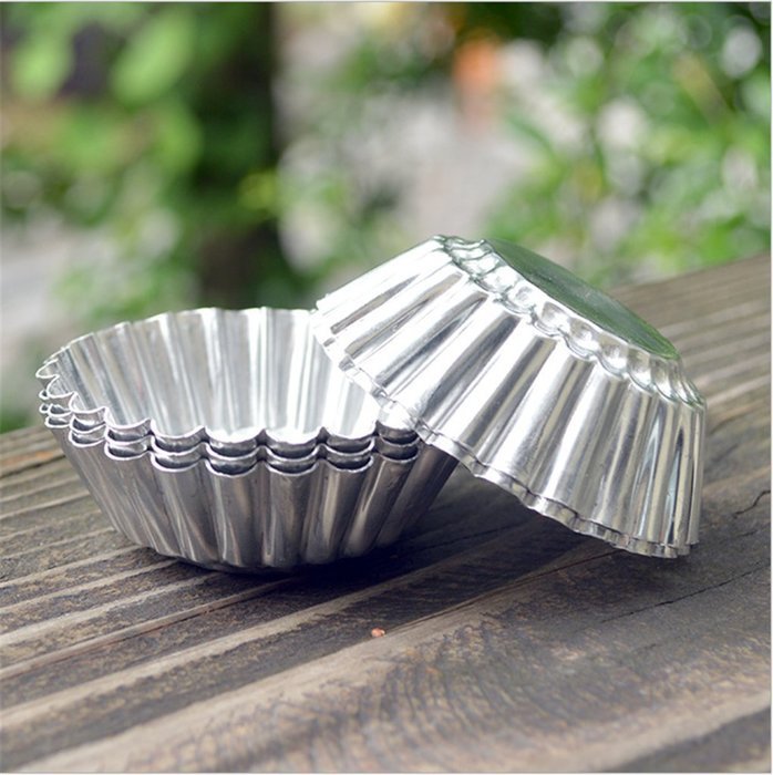 Chrysanthemum Heat Resistant Tart Tins Cake Cups Tart Pudding Jello Mold Mould 100pieces